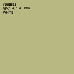 #B8B882 - Swamp Green Color Image
